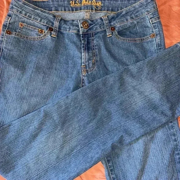 US Polo Assn Women’s 9/10 Straight Leg Jeans - Picture 4 of 8